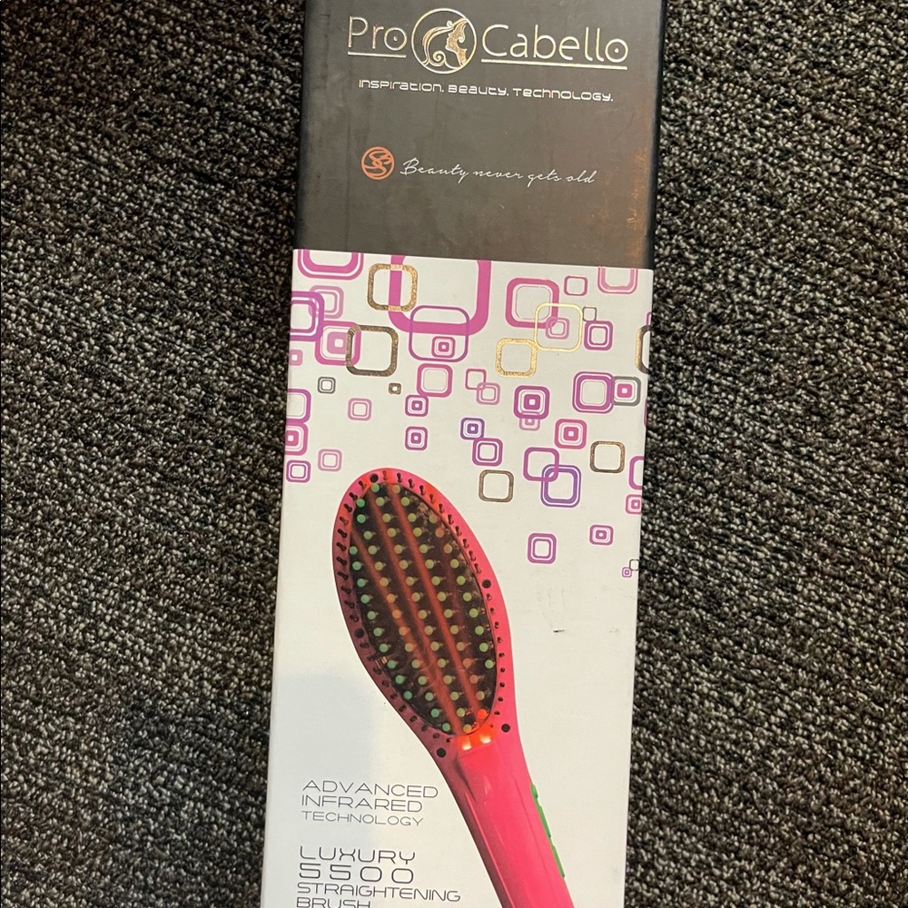 pro cabello straightening brush